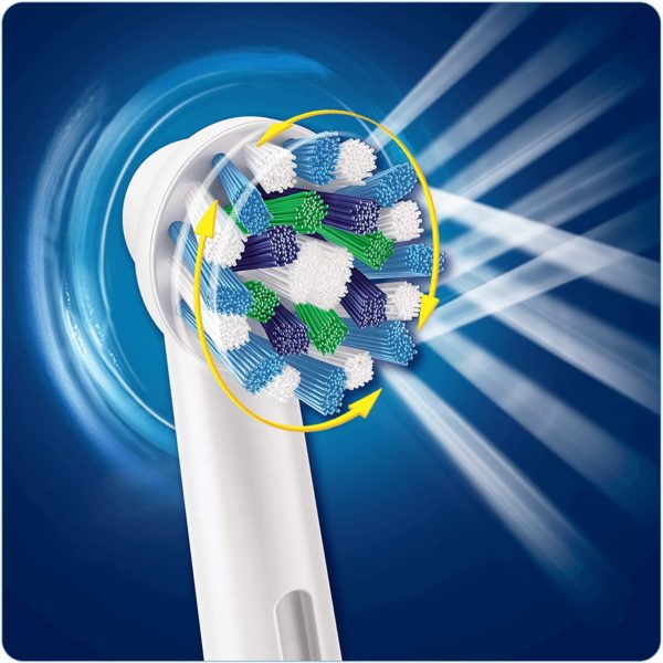 Oral-B Cross Action Electric Toothbrush Replacement Brush Heads Refill, 4 count