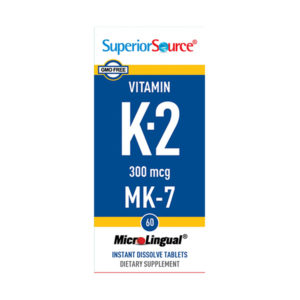 Superior Source Vitamin K2 MK-7, 300 mcg, 60 count