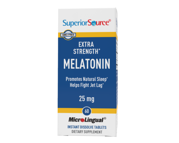 Superior Source Extra Strength Melatonin 25 mg, 60 Ct.