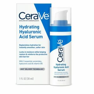 CeraVe Hyaluronic Acid Face Serum | 1 oz | Hydrating Serum for Face with Vitamin B5 | For Normal to Dry Skin | Paraben & Fragrance Free