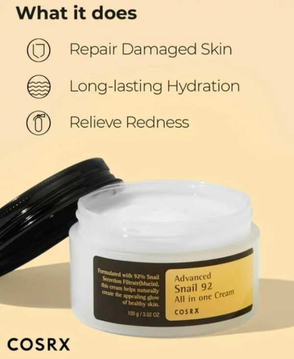 Cosrx Advanced Snail 92 All In One Cream 100g 3.52oz