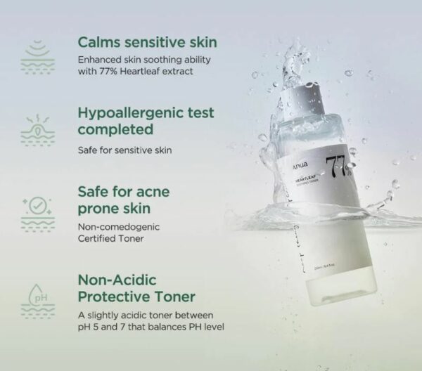 Anua - Heartleaf 77% Soothing Toner MINI
