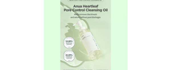 Anua Heartleaf Pore Control Cleansing Oil Korean Facial Cleanser