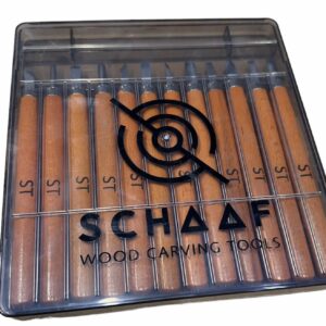 Schaaf Wood Carving Tools 12pc Wood Carving Kit,|Precision Japanese Pen Chisel S