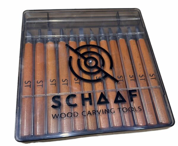 Schaaf Wood Carving Tools 12pc Wood Carving Kit,|Precision Japanese Pen Chisel S